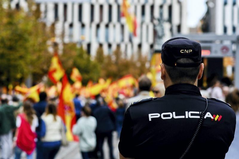 Manifestación contra el 1-0 en Zaragoza