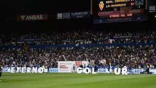 Los aficionados se despiden del Gol Sur: "Estos últimos años el Zaragoza nos ha hecho sufrir una barbaridad"