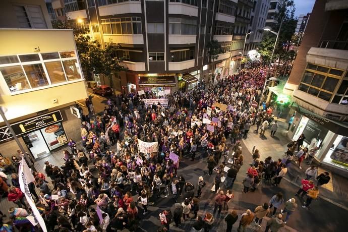 08.03.19. Las Palmas de Gran Canaria. Manifestación Día de la Mujer 8M. Foto Quique Curbelo