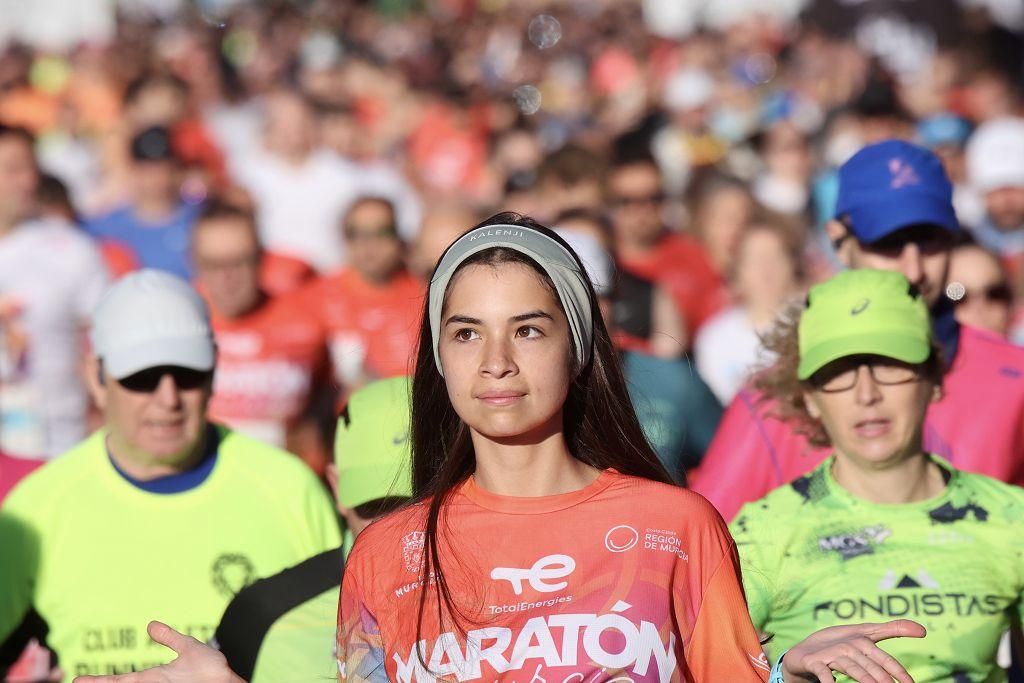 Las mejores imágenes de la TotalEnergies Maratón Murcia Costa Cálida