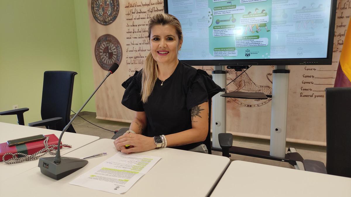 Concejala Deportes y Juventud, Elena Justo.