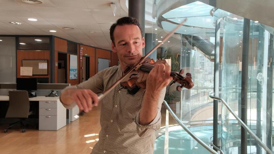 Linus Roth, violinista alemán, en agradecimiento a Diario de Ibiza: "No hay cultura sin público"