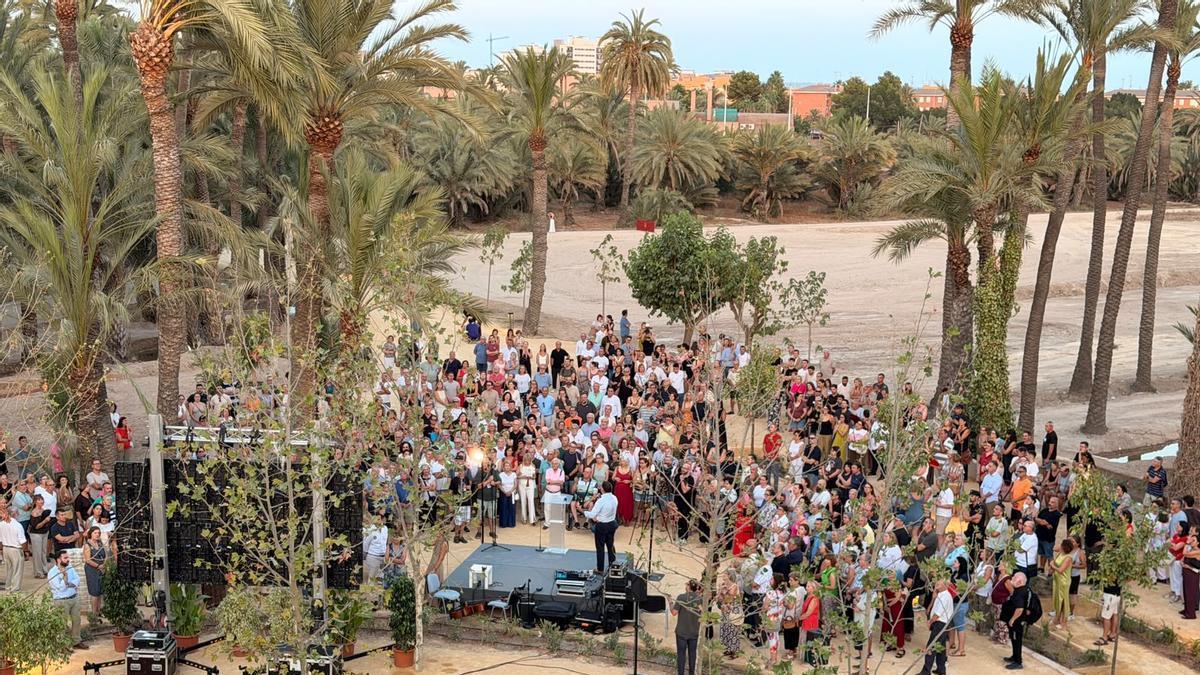 Así lucía l'Hort del Gat de Elche días antes de la inauguración
