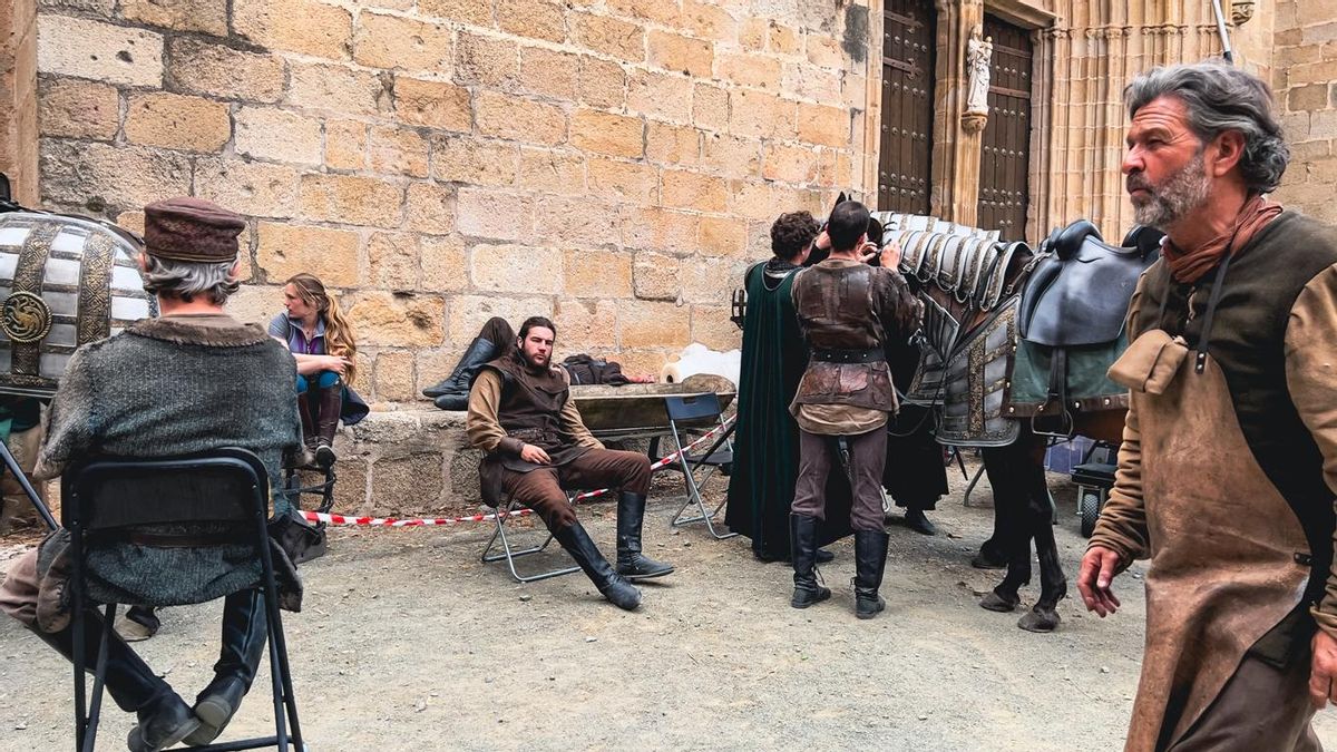 Rodaje de 'La Casa del Dragón' en Santa María.