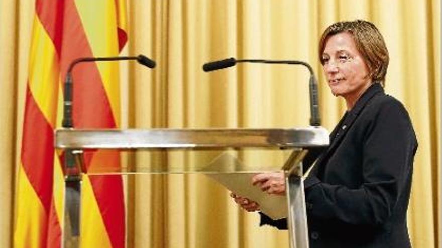 El TC demana  a la Fiscalia que actuï penalment contra Forcadell