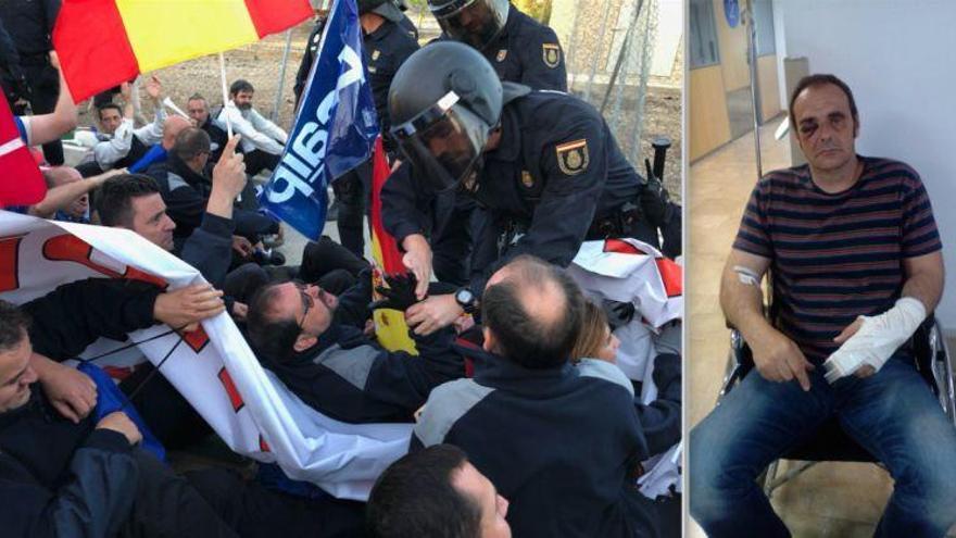 Los funcionarios de prisiones convocan diez manifestaciones en un clima de tensión con la Policía y la Guardia Civil