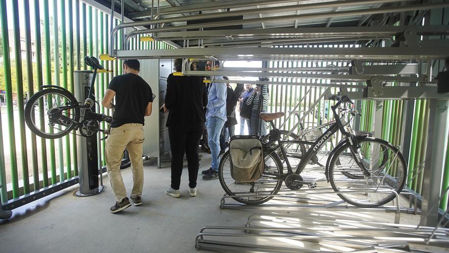 51 persones han fet servir l’aparcament tancat de bicicletes del parc Central de Girona