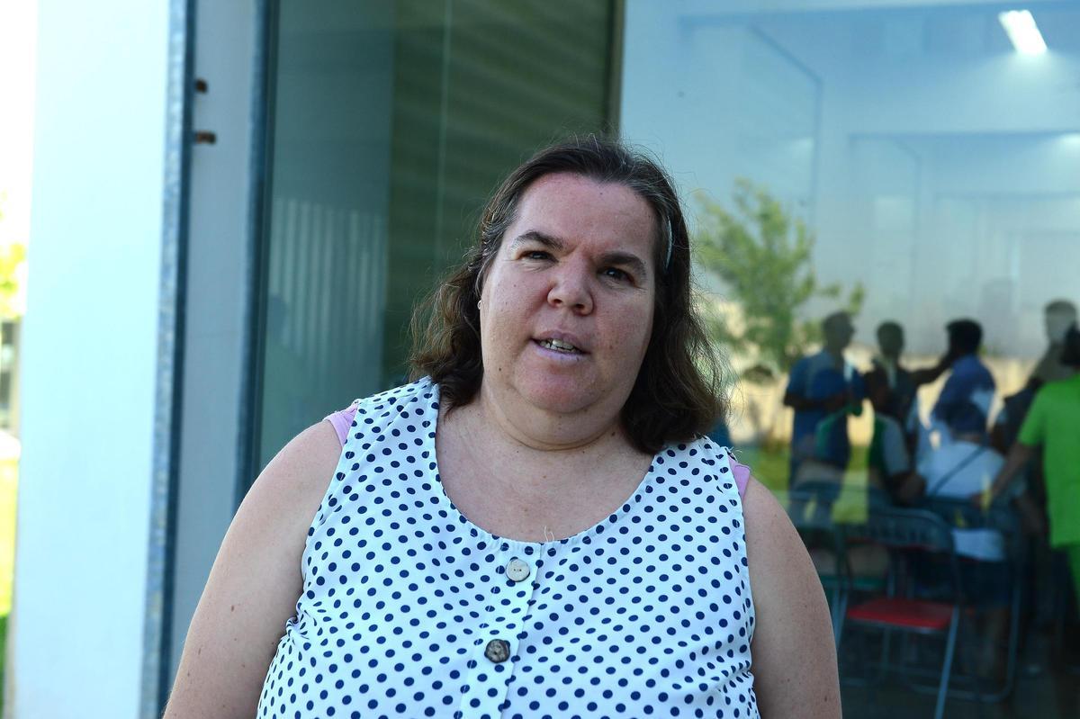 Yolanda Prieto, usuaria de Placeat en el campamento de San Gil de Plasencia.