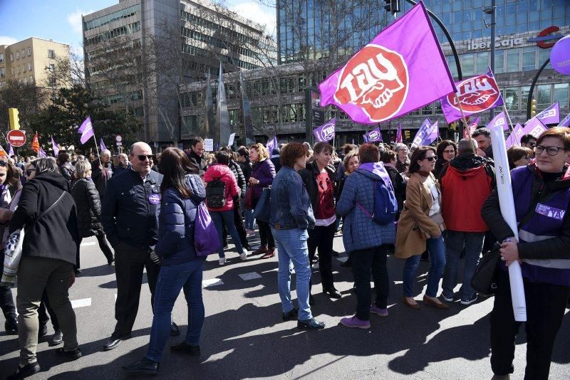 Concentraciones por el 8-M en Zaragoza