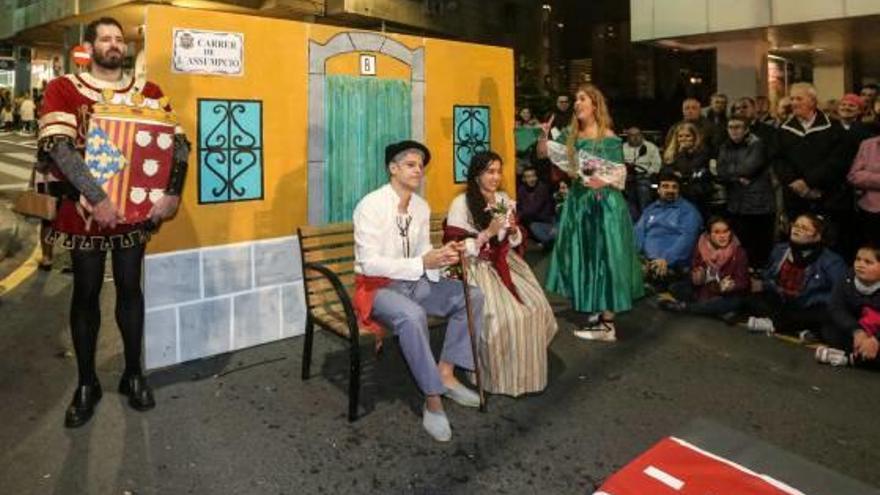 Uno de los momentos del Desfile del Humor del pasado año en Benidorm.