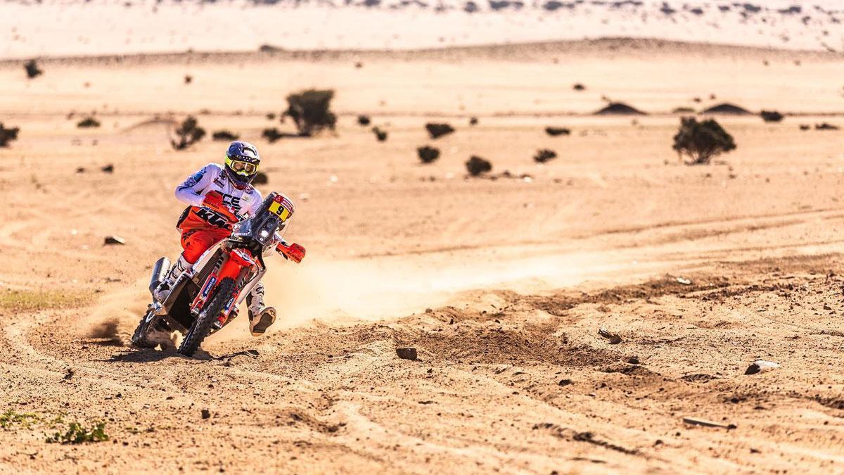 El estadounidense Klein, durante la etapa