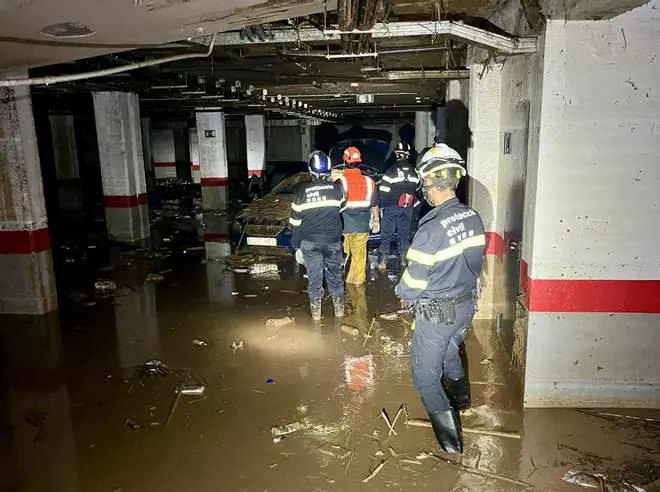 Agents gironins a València per la DANA