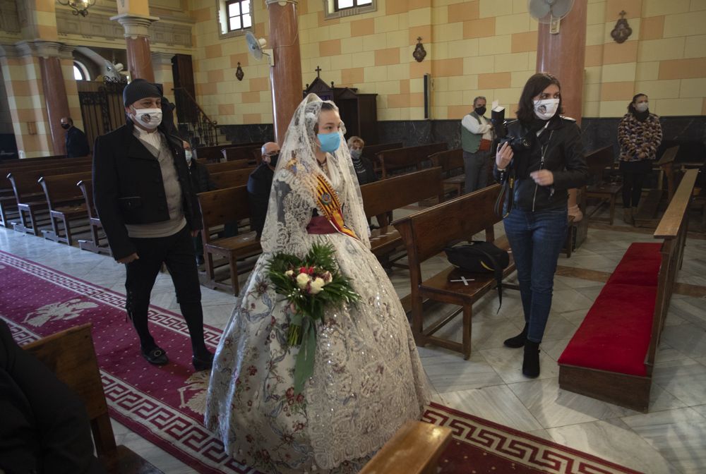 Así fue la ofrenda de las Falleras Mayores de Morvedre.