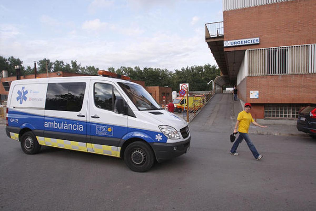 Una ambulància del CTS, en imatge d'arxiu