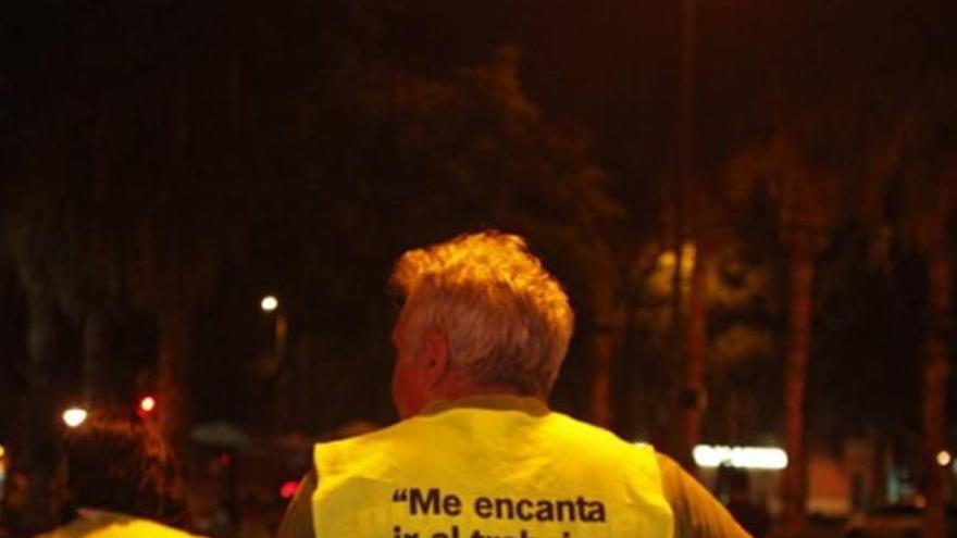 Diversos momentos de la marcha en homenaje al menor fallecido.