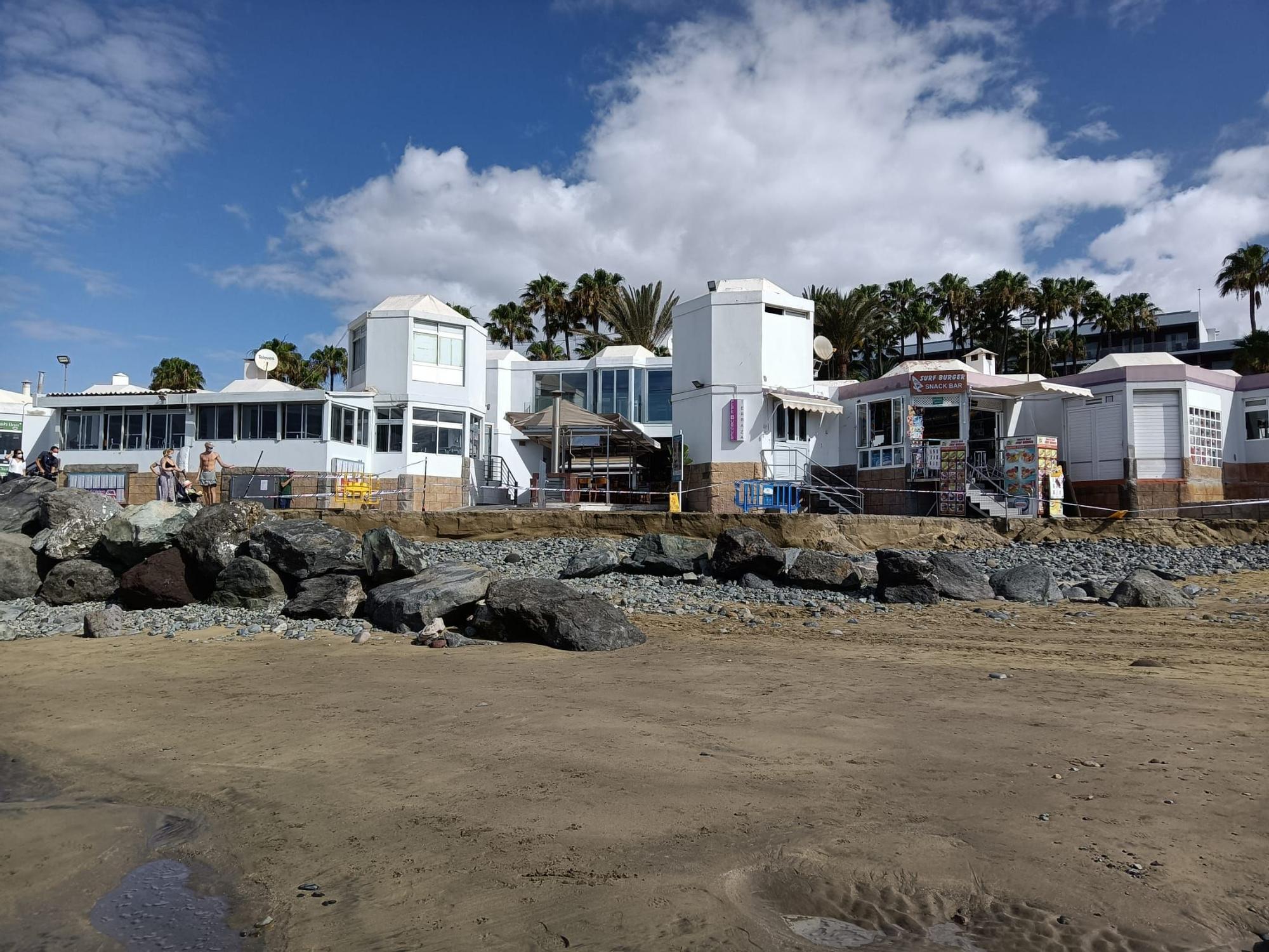 Así está el paseo del Faro de Maspalomas (27/04/21)