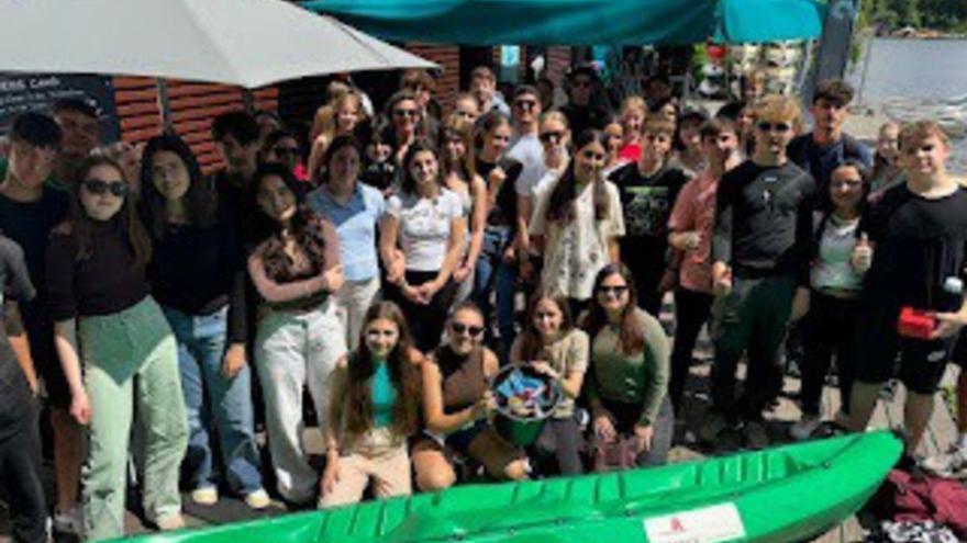 Alumnos del IES Sabina Mora.