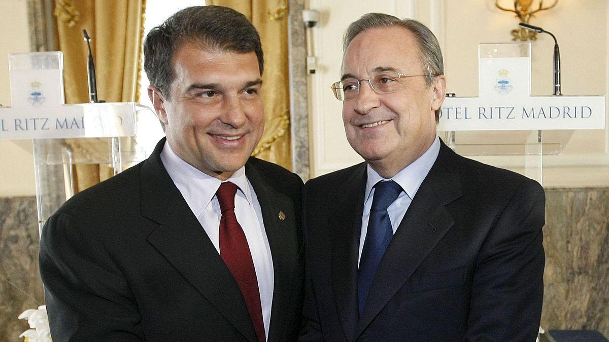 Joan Laporta y Florentino Pérez.