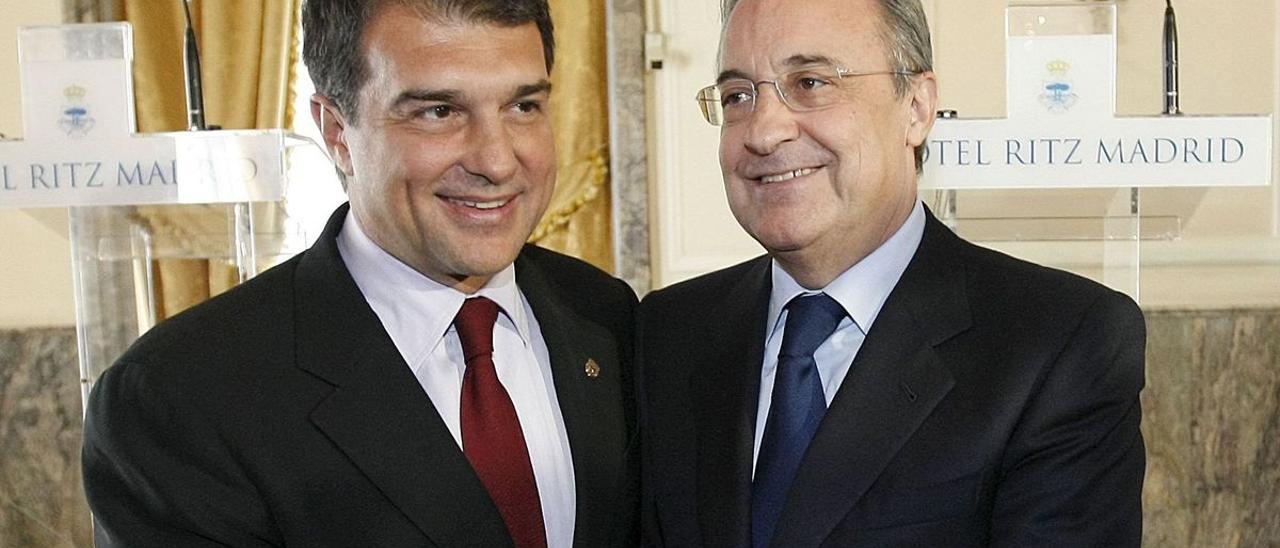 Joan Laporta y Florentino Pérez.