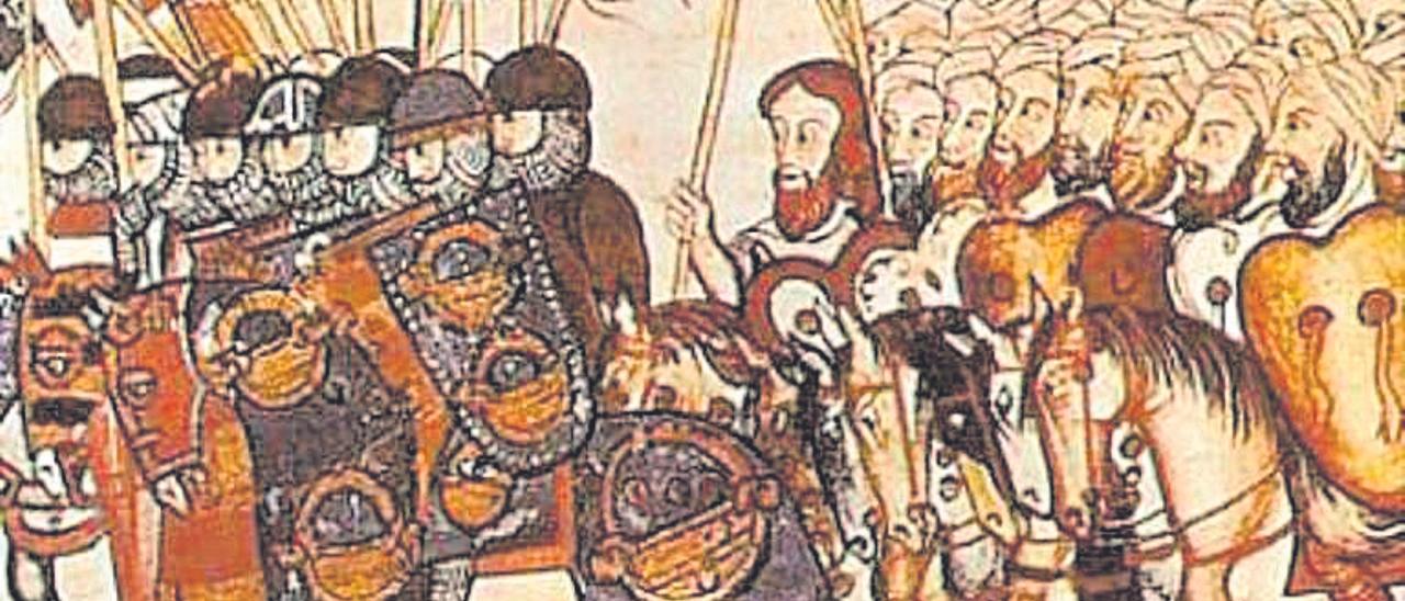 Imagen Escena de un ejército medieval