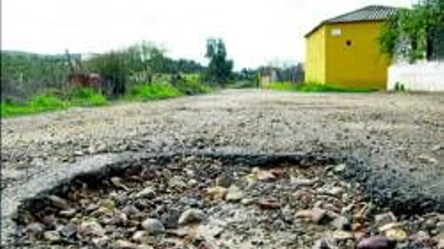 Los baches vuelven a Proserpina