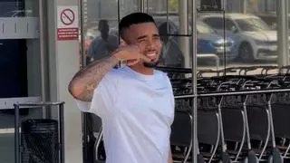 ¡Gabriel Jesús ya está en Barcelona!