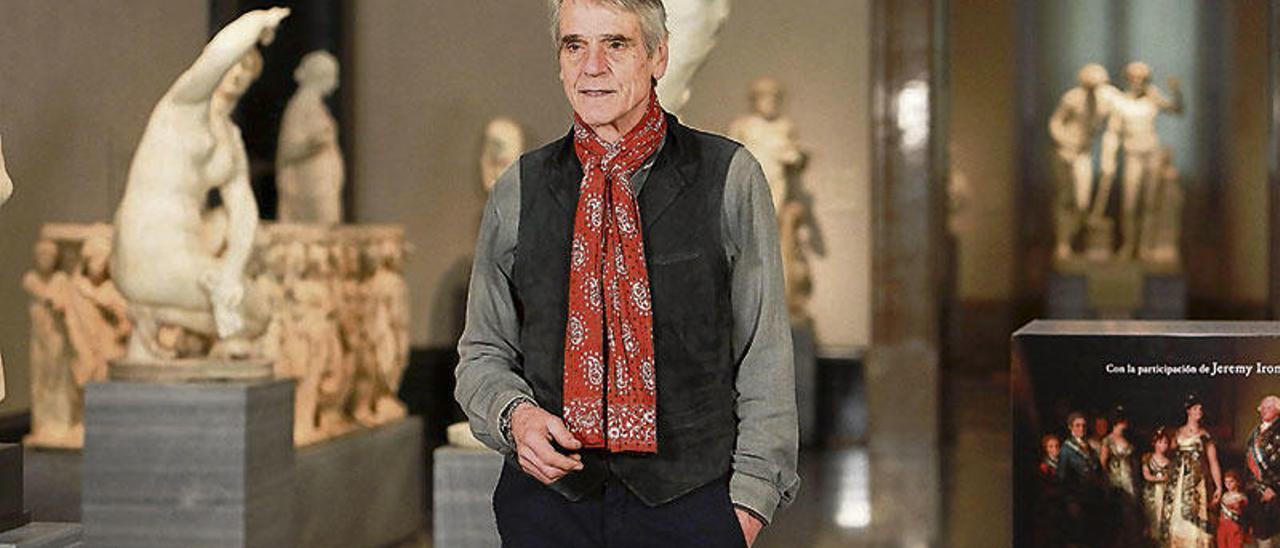 Jeremy Irons, en el Museo del Prado. // Josefina Blanco