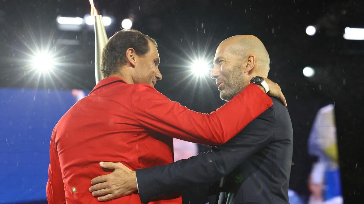 Rafa Nadal y Zinedine Zidane, dos caballeros del deporte