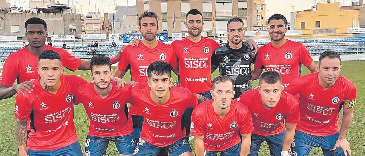 Líder 8 Once del Benicarló del sábado en el San Fernando de Burriana: el cadufero es el equipo con más foráneos.