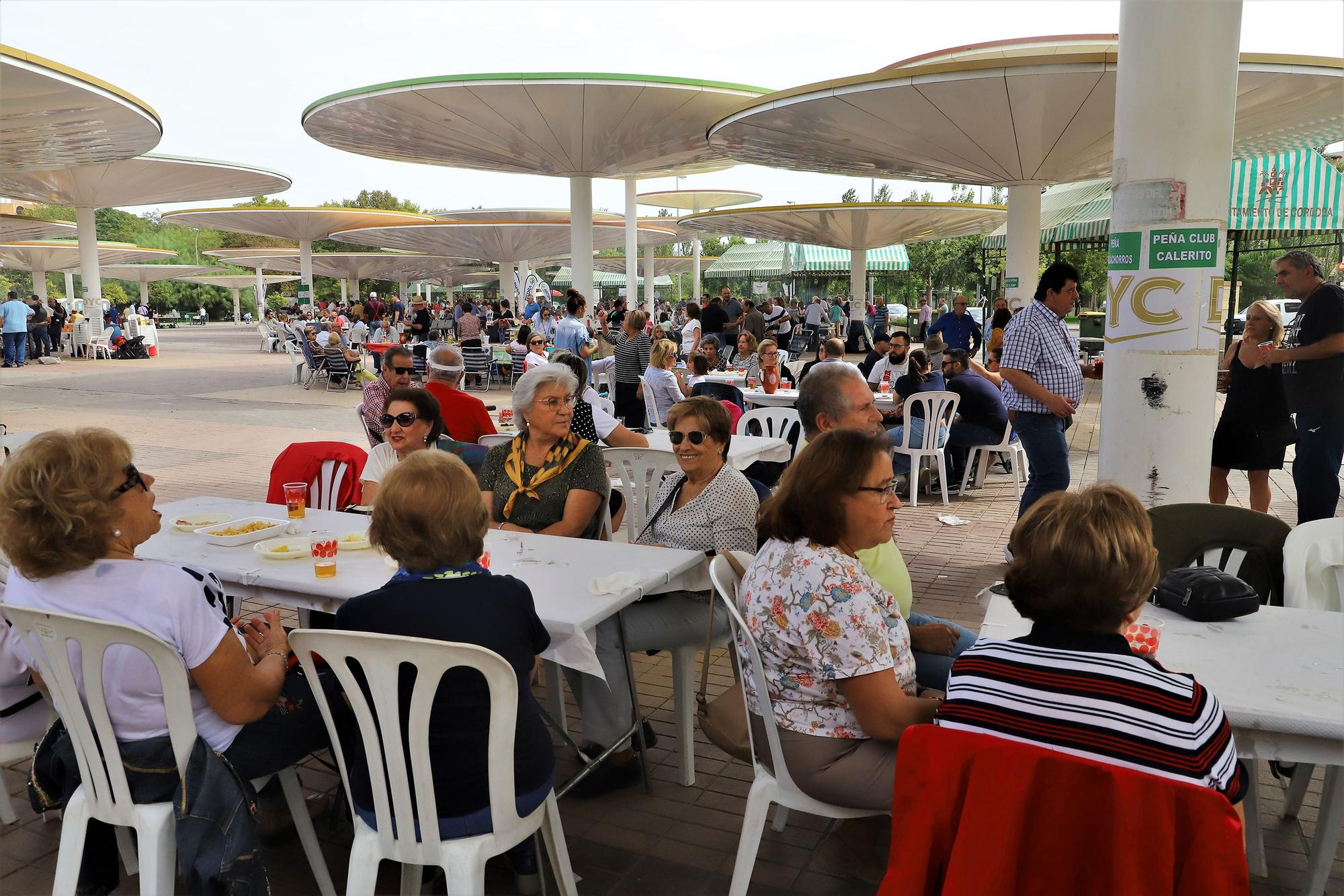 Las peñas recuperan su perol de convivencia en las Setas tras el parón del covid