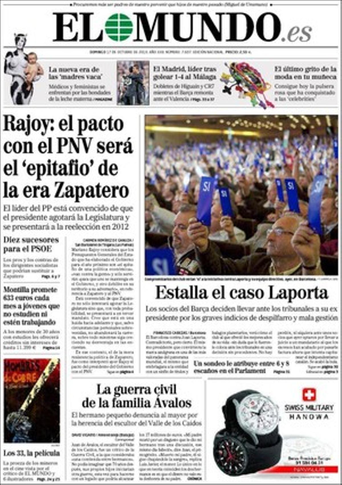 ’El Mundo’, 17/10/2010.