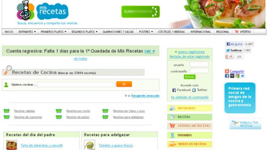 Primera quedada de 'Mis recetas', la mayor red social de cocina -  Información