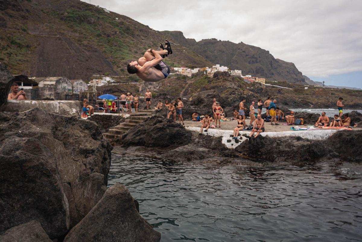 Una jornada en El Caletón, en Garachico Una jornada en El Caletón, en Garachico