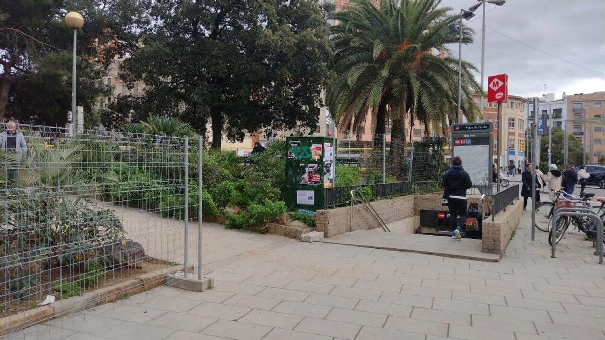 Empiezan este martes las obras en la estación de Plaça de Sants de la L5 del Metro de Barcelona.