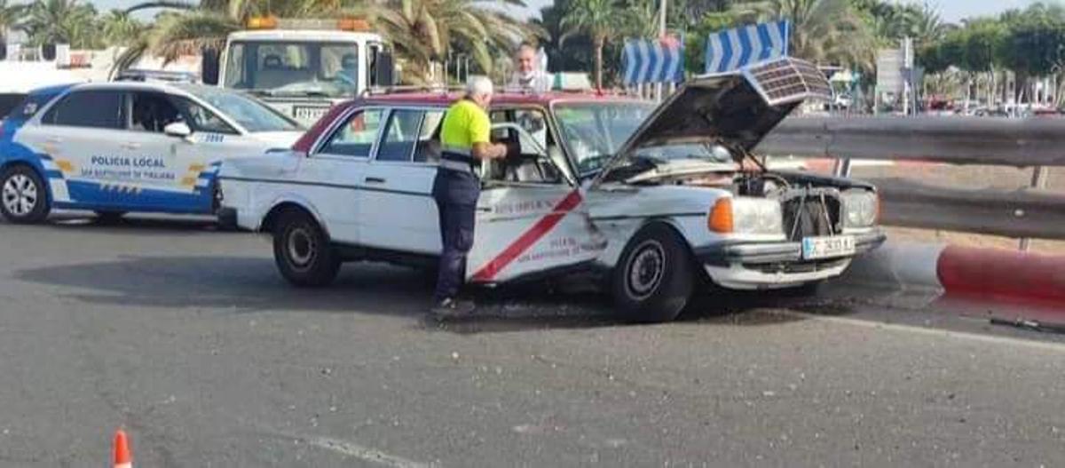 Imagen del falso accidente actual del Dominguito