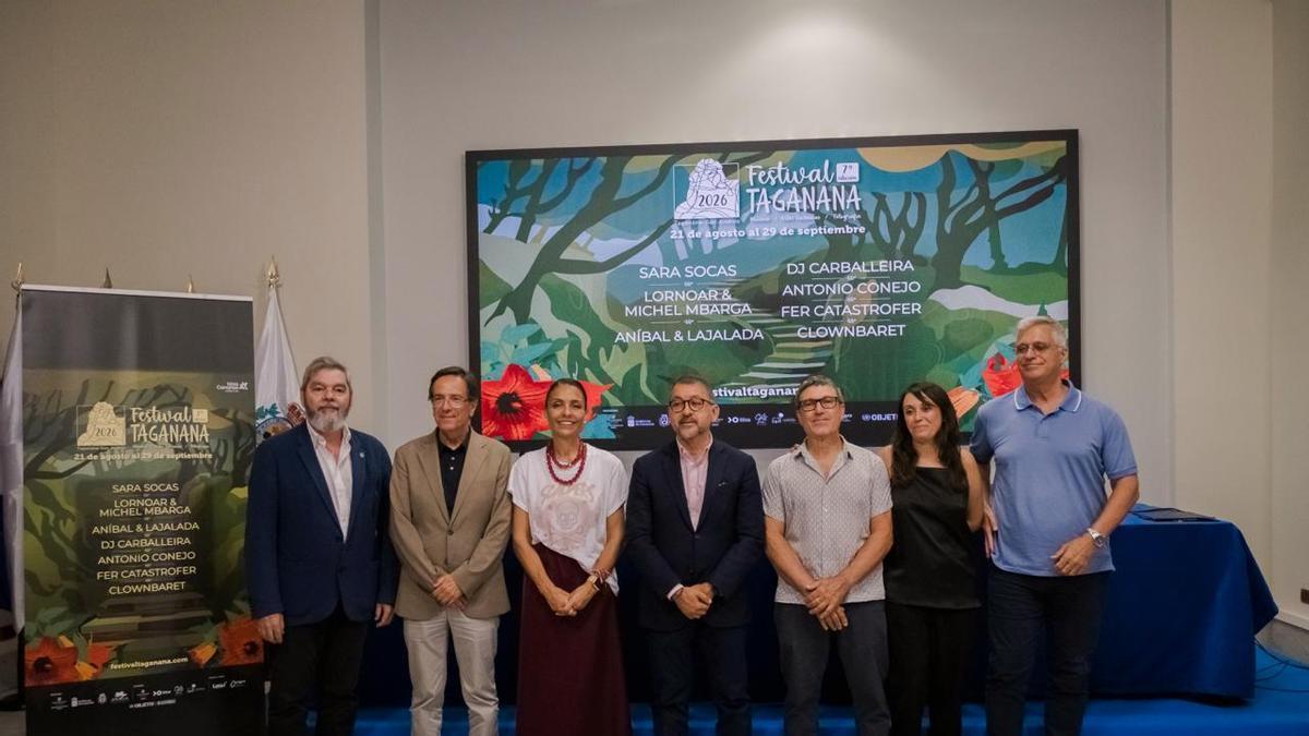 Imagen de la presentación del Festival Taganana.
