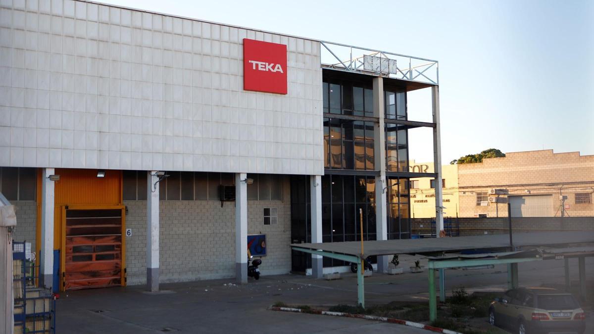 Imagen de la planta de Teka en Zaragoza.