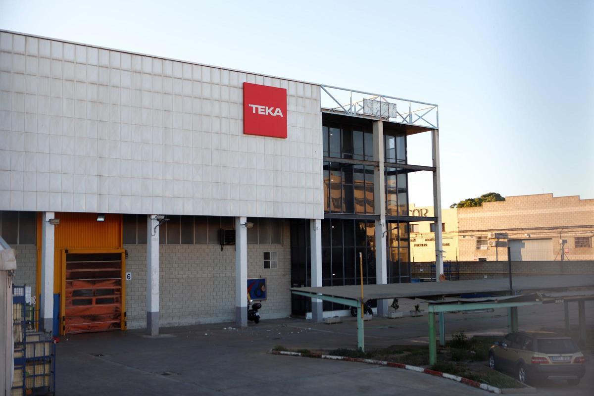 Imagen de la planta de Teka en Zaragoza.