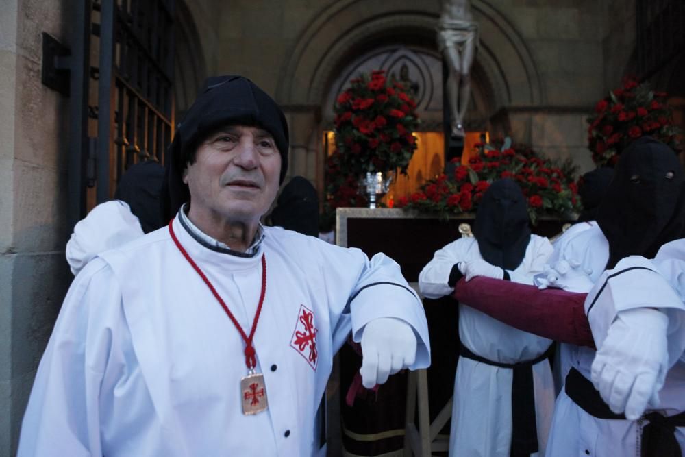 Procesión de Jueves Santo en Gijón