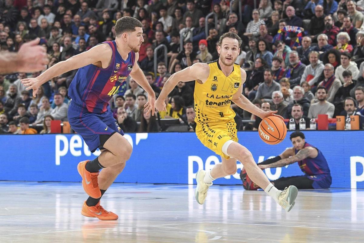 Huertas, en el duelo frente al Barça Basket.
