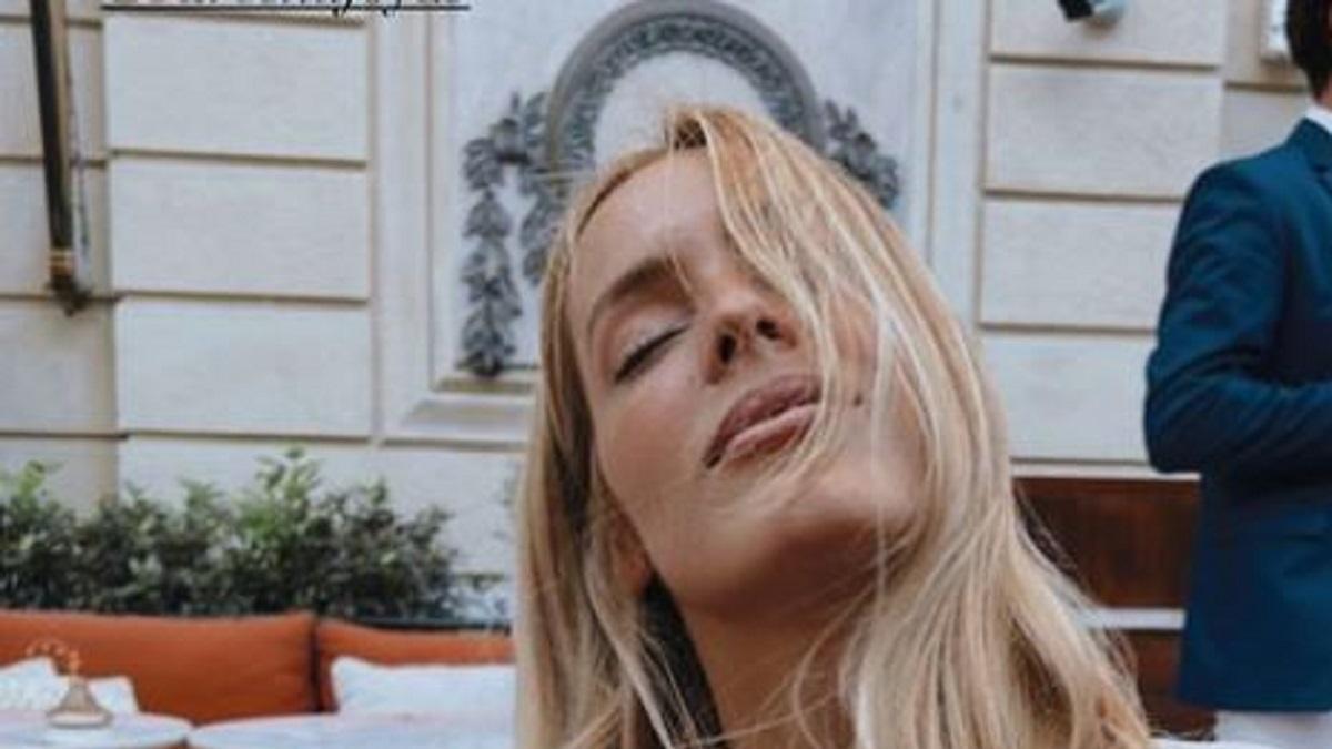 Alejandra Onieva en la preboda de Tamara Falcó