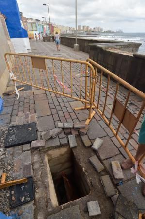 05-08-2019 LAS PALMAS DE GRAN CANARIA. Deterioro del Paseo de San Cristobal  | 05/08/2019 | Fotógrafo: Andrés Cruz