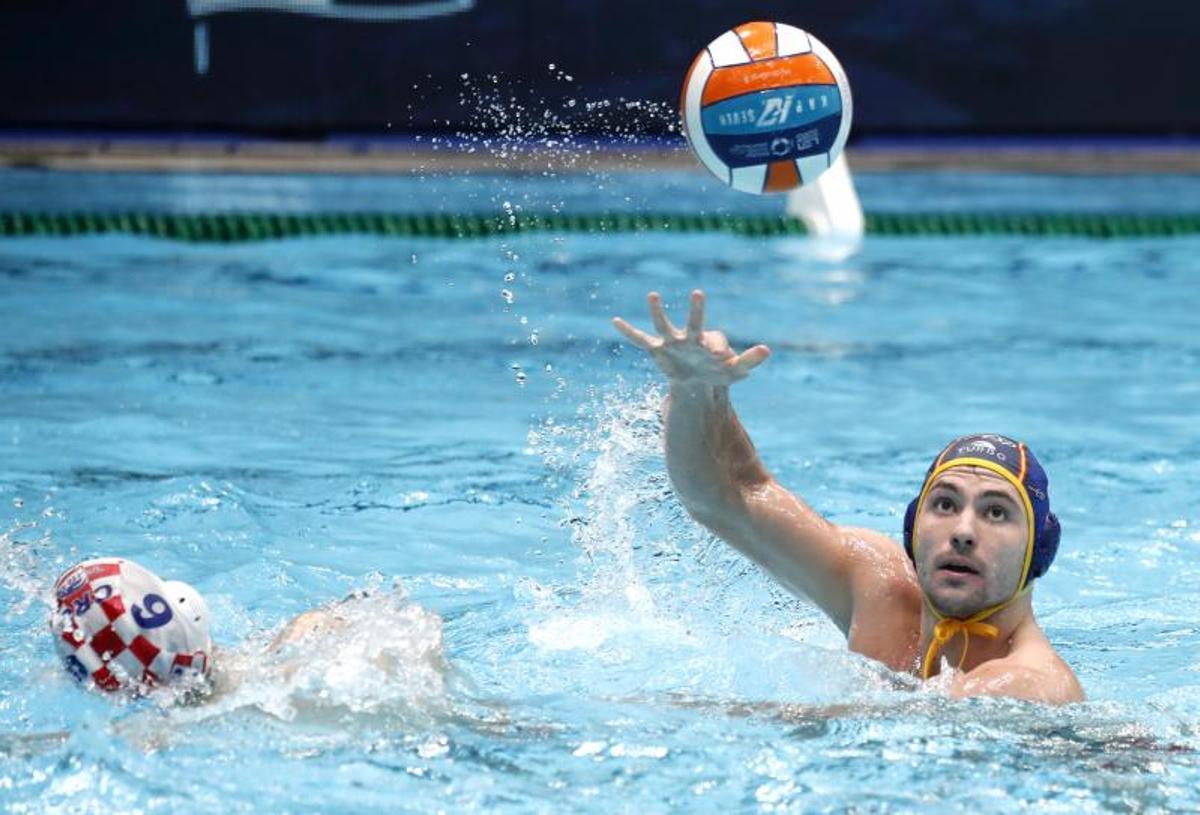 España gana a Croacia en el Europeo de Waterpolo