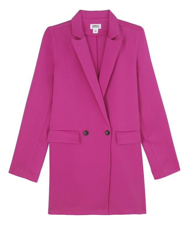 Chaqueta de traje fucsia