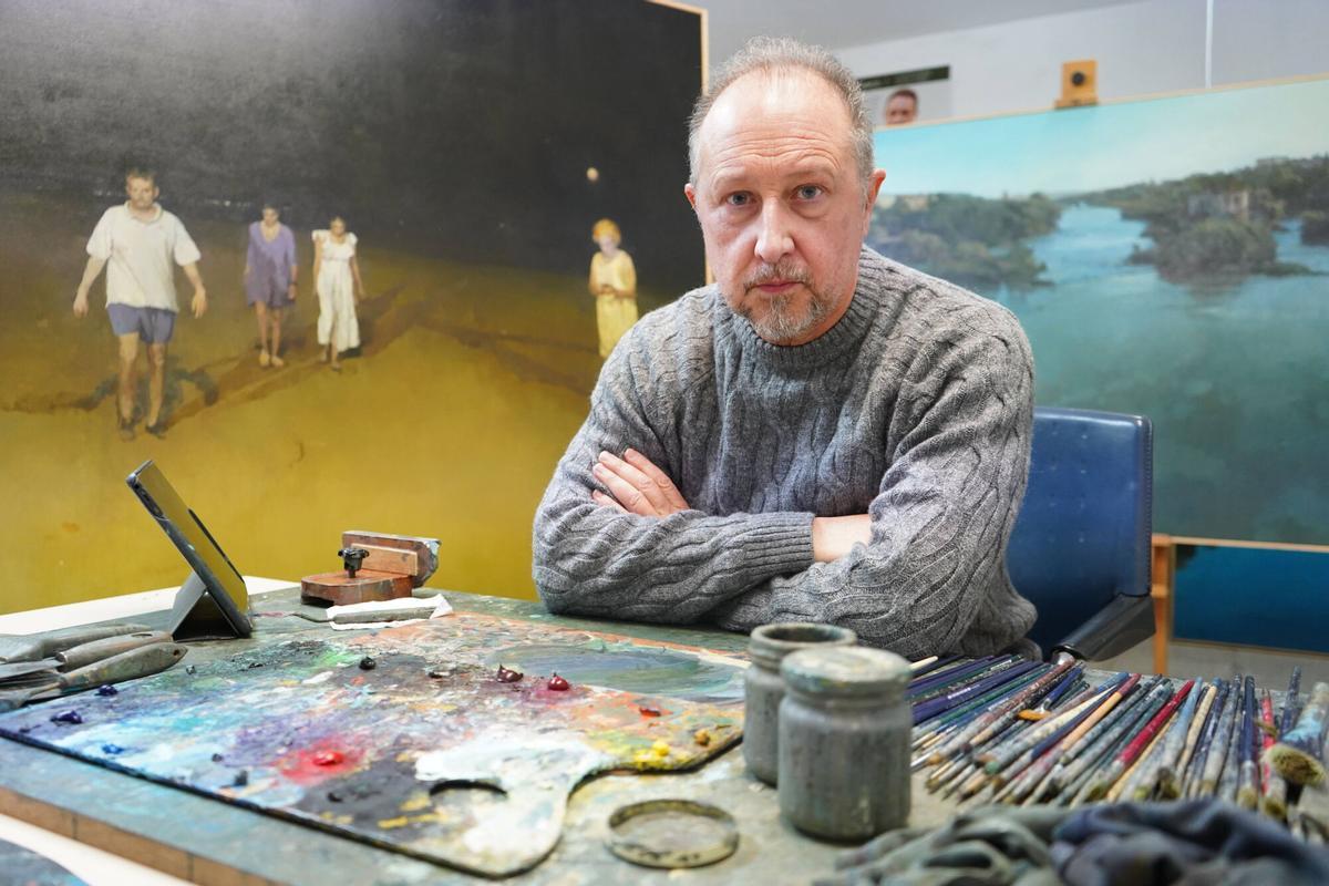 Francisco Escalera, en su estudio.