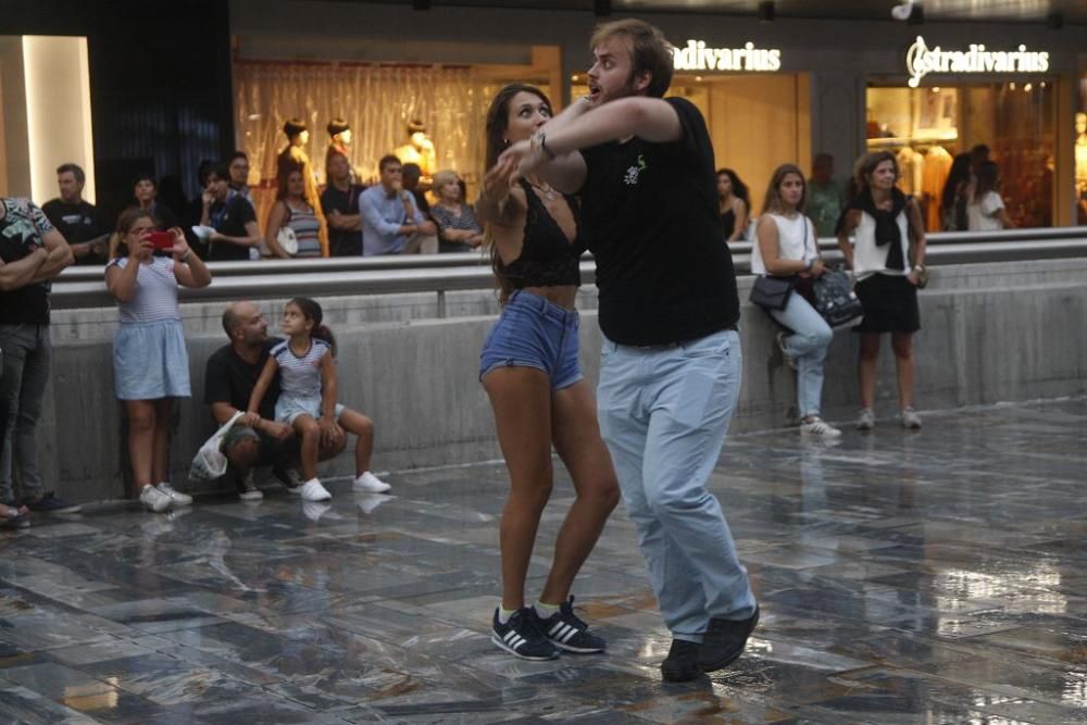 Taller de salsa en la Feria de Murcia