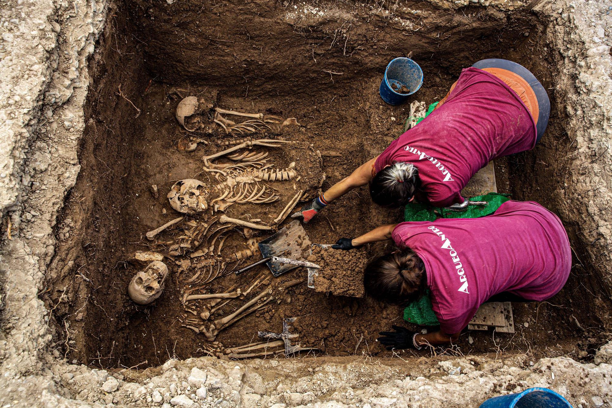 Excavaciones en 18 fosas comunes  de  víctimas de la represión franquista en el Cementerio de Alicante