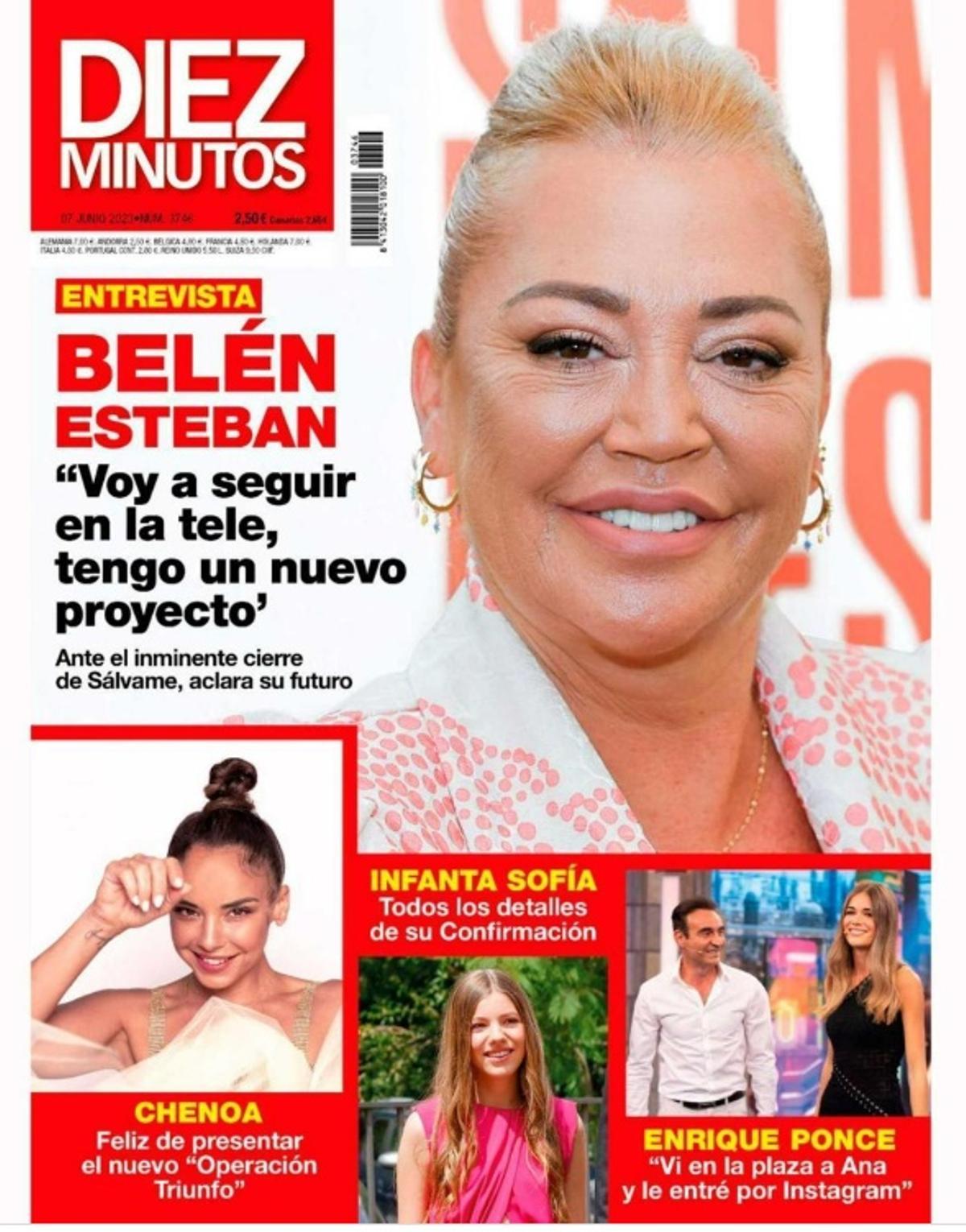 Portada de la revista Diez Minutos.