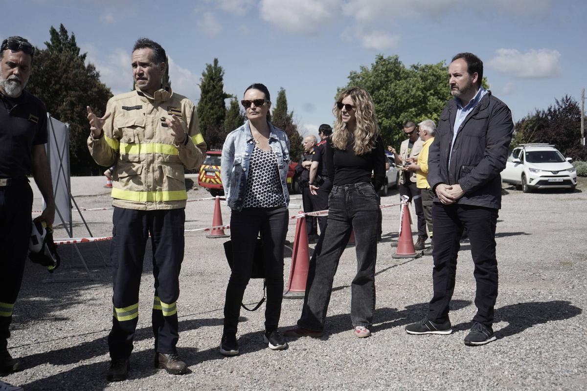 Simulacre dels Bombers i protecció Civil d'un incendi de gran abast al sud del Solsonès