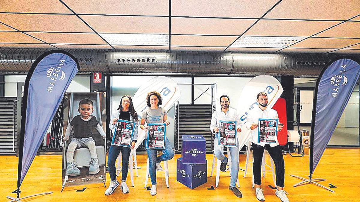 Organizadores, en la presentación del evento.